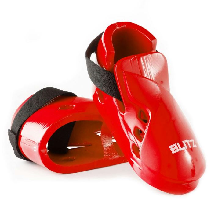 BLITZ DOUBLE PADDED DIPPED FOAM FOOT GUARDS | KARATE FOOT PADS