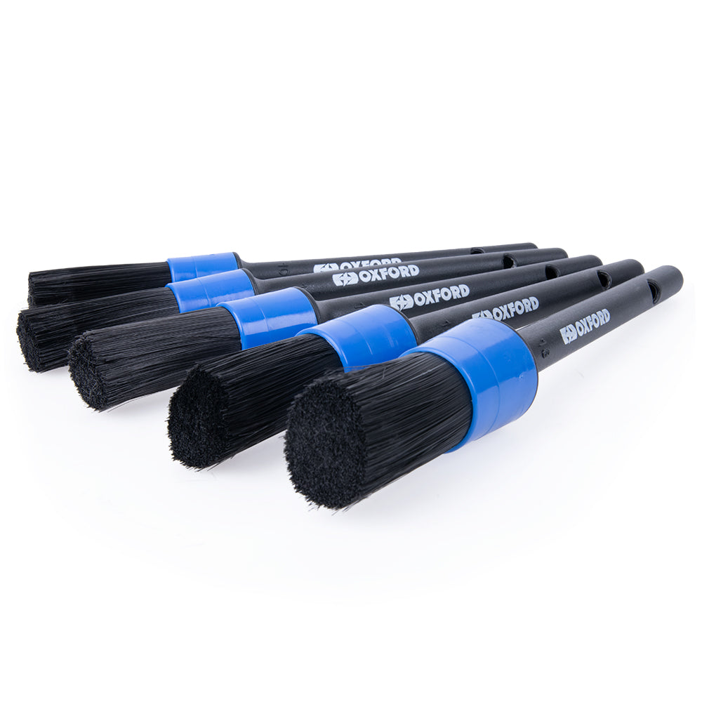 OXFORD MOTORCYCLE DETAILING BRUSHES | AUTO DETAILING BRUSHES | AUTO DETAILING BRUSHES | SOFT BRUSHES 5PCS