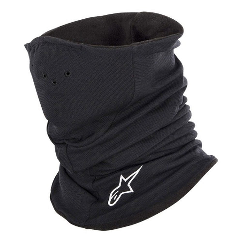 ALPINESTARS ASTARS TECH NECK WARMER BLACK FLEECE MOTORBIKE CYCLING  BASELAYER