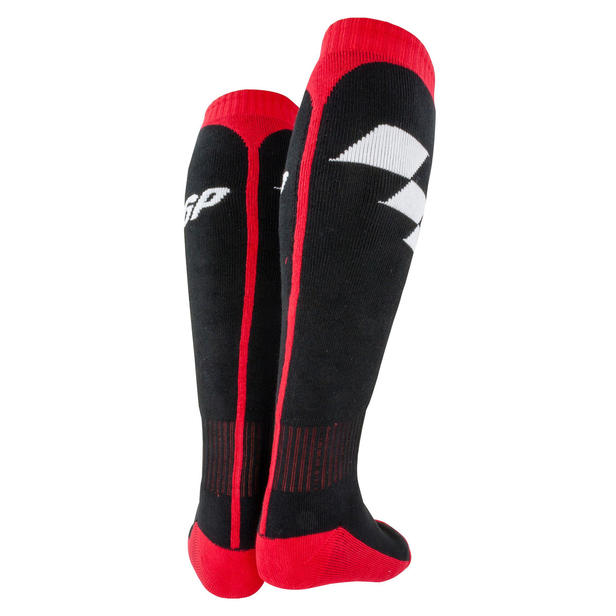 MOTOGP OFFICIAL ADULT MOTORCYCLE MOTORBIKE BLACK RED WINTER BOOT KNEE SOCKS