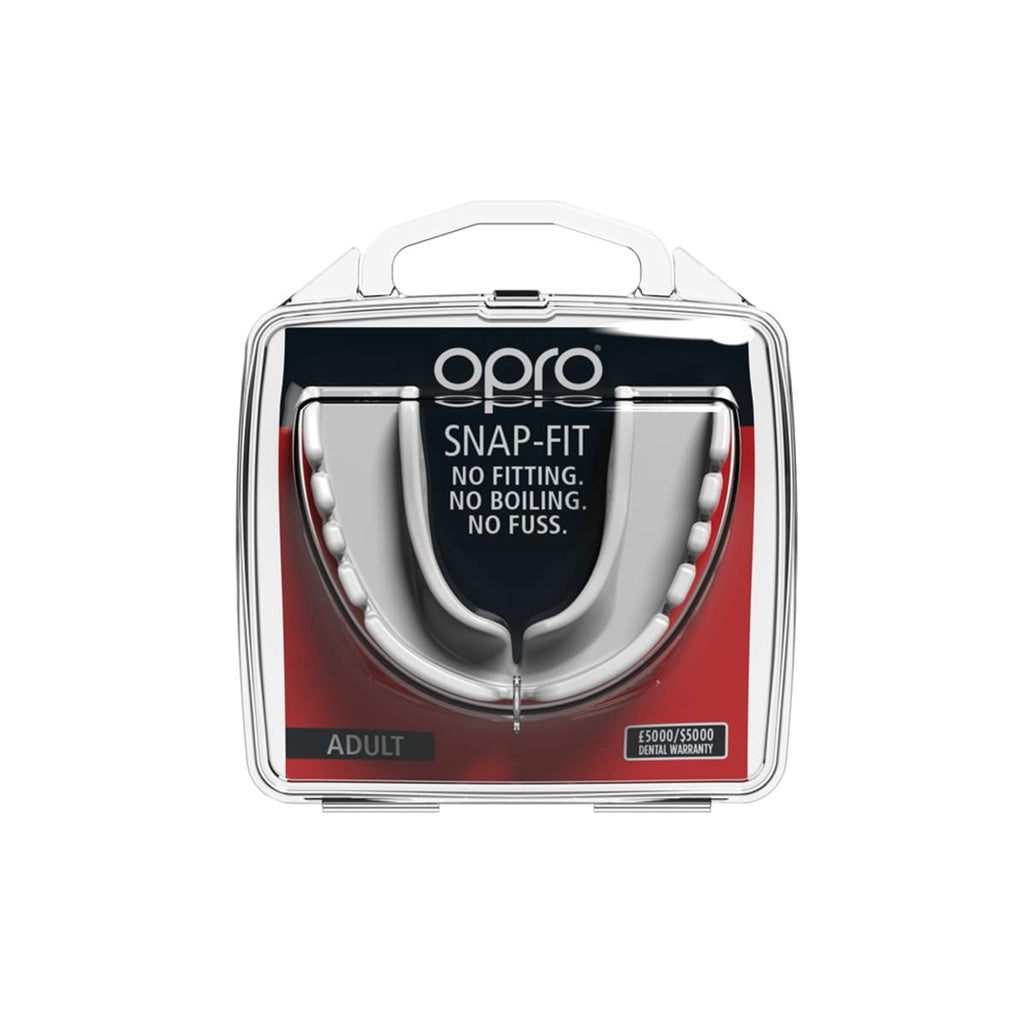 OPRO Snap-Fit Mouthguard | Instant Protection for Sports | No Boiling Required | For Braces | For kids and Adult