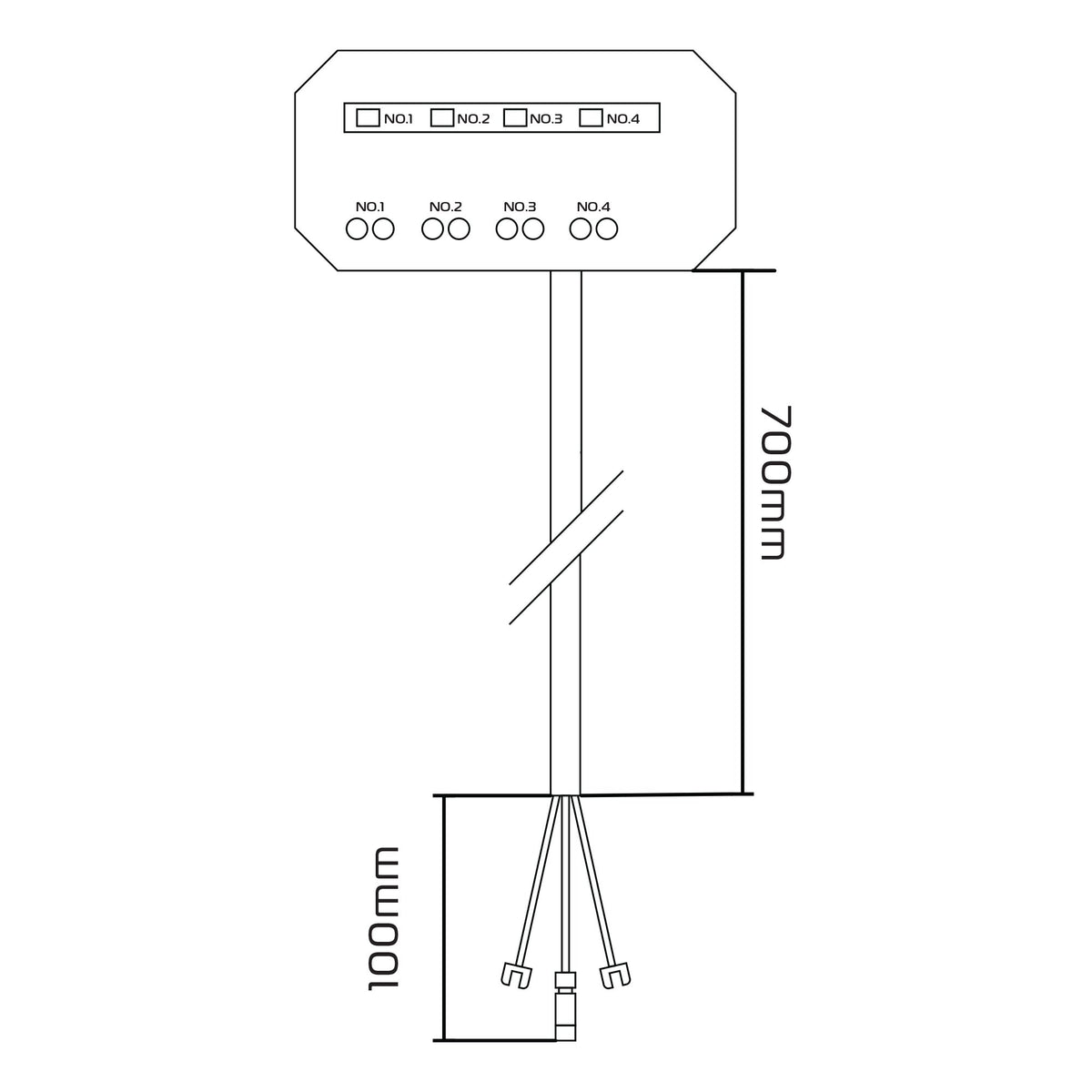 OXFORD MOTORBIKE MOTORCYCLE JUNCTION BOX 12V WITH FUSED POWER OUTLETS