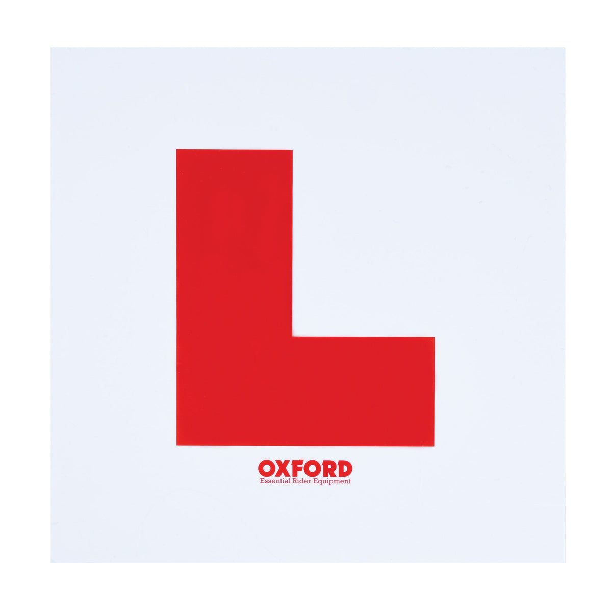 OXFORD MOTORBIKE MOTORCYCLE SELF ADHESIVE L PLATE STICKER VEHICLE LEARNER