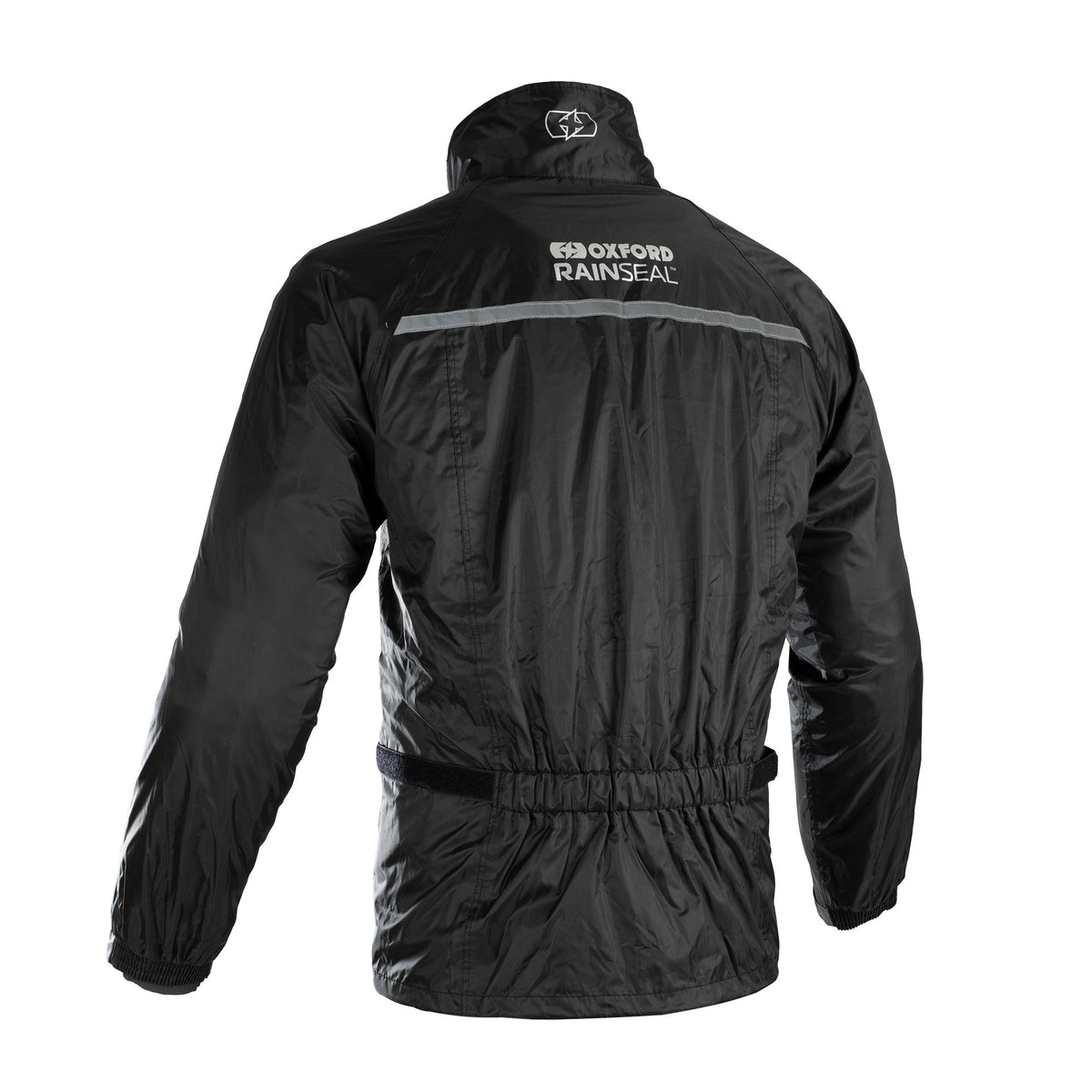 OXFORD RAINSEAL WATERPROOF MOTORCYCLE MOTORBIKE BLACK FLUORESCENT OVER JACKET