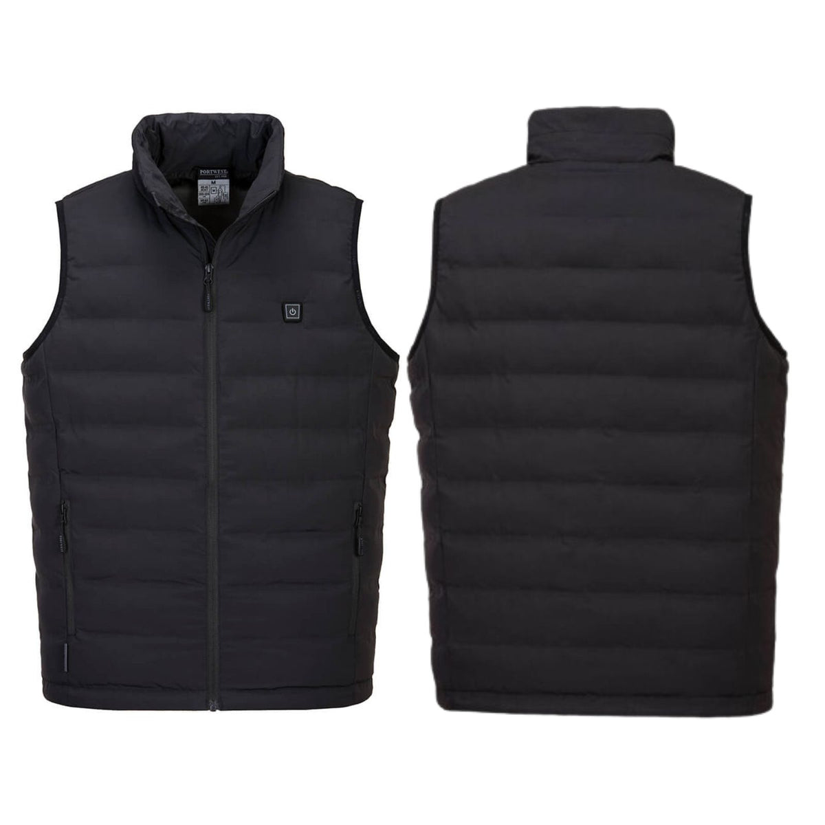 PORTWEST ULTRASONIC MEN WINTER HEATED TUNNEL BODYWARMER WATER RESISTANT GILLET