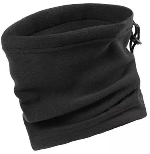 Neck Warmer Winter Snood Tube Thermal Fleece Motorbike Cycling Mask Unisex Black