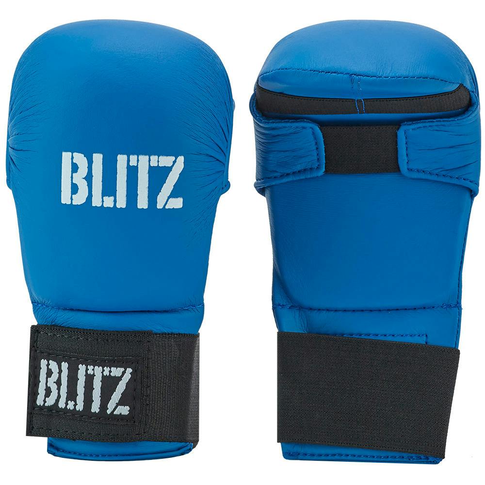 BLITZ WKF KARATE ELITE MITTS WITHOUT THUMB SPARRING TAEKWONDO GLOVES CE