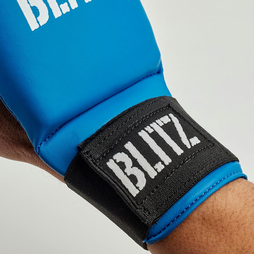 BLITZ WKF KARATE ELITE MITTS WITHOUT THUMB SPARRING TAEKWONDO GLOVES CE