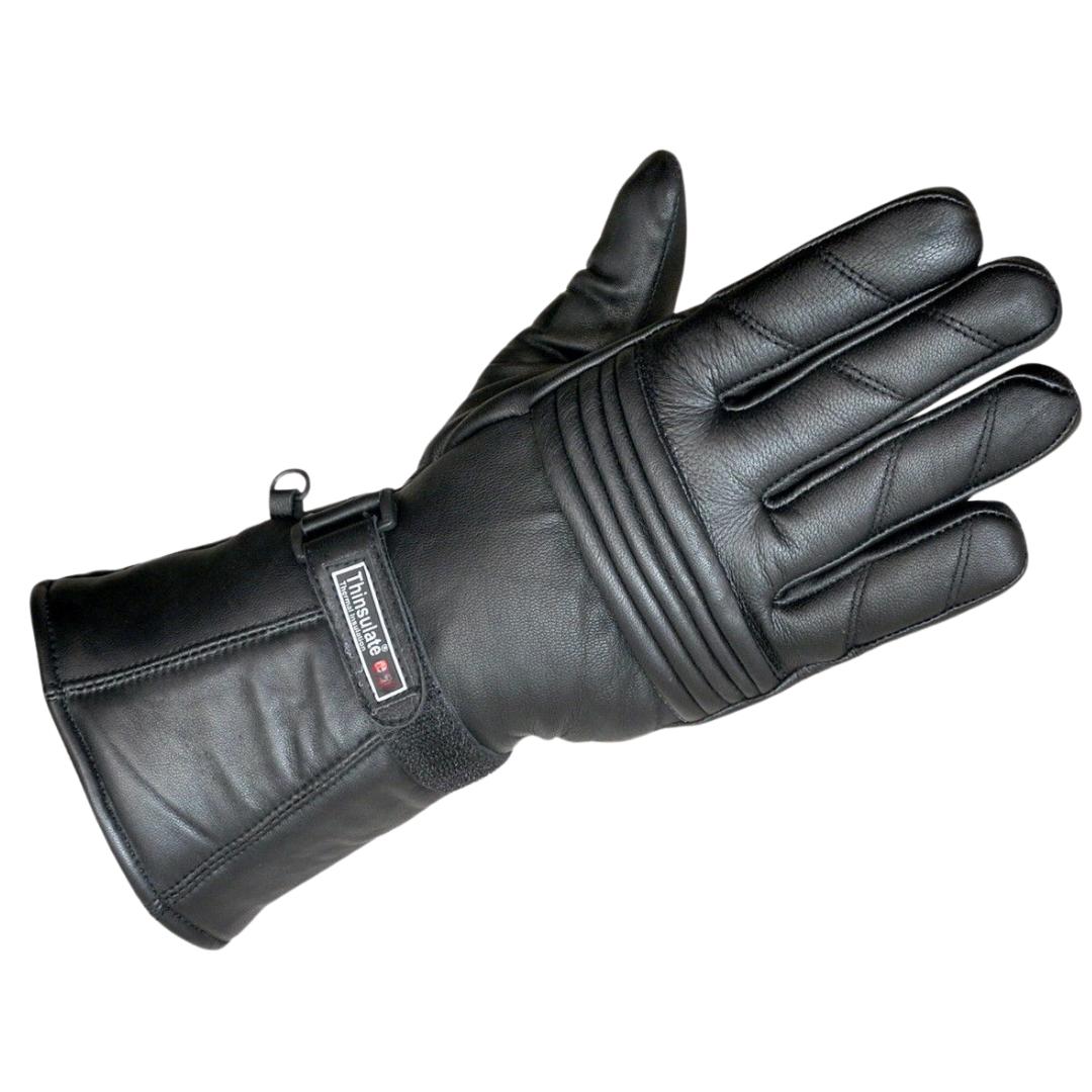 Ultimate Men's Winter Motorcycle Gloves: Genuine Leather, Thermal Thinsulate, Waterproof