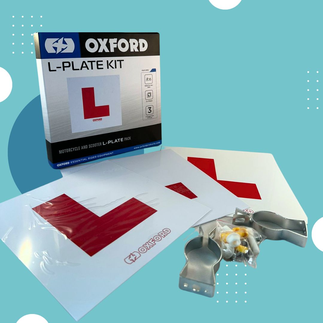 Oxford L Plate Kit | L PLATE FOR MOTORBIKE | L PLATE STICKERS