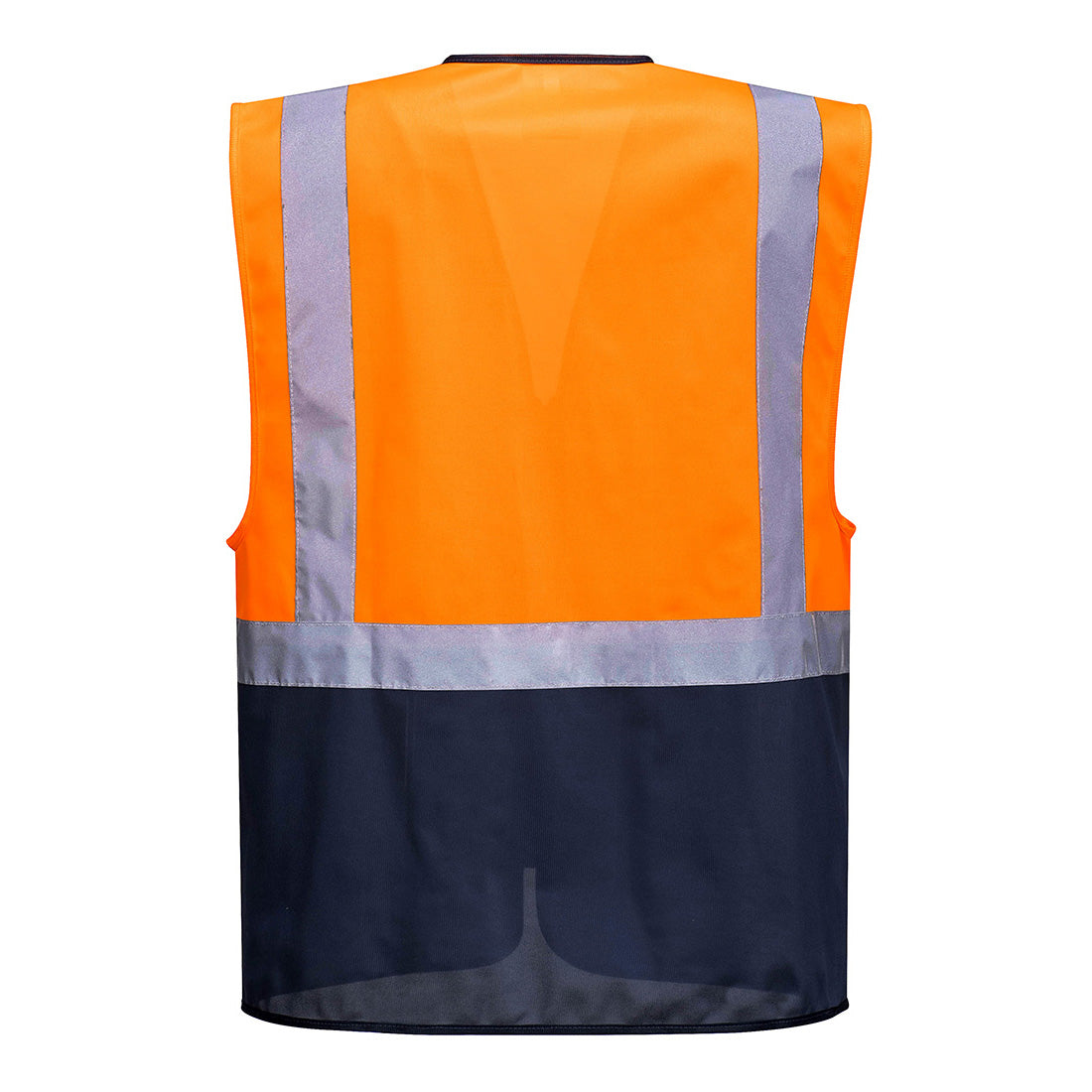 PORTWEST Warsaw Executive Vest Hi Vis Safety Waistcoat Zip ID Holder C476 - Hamtons Direct