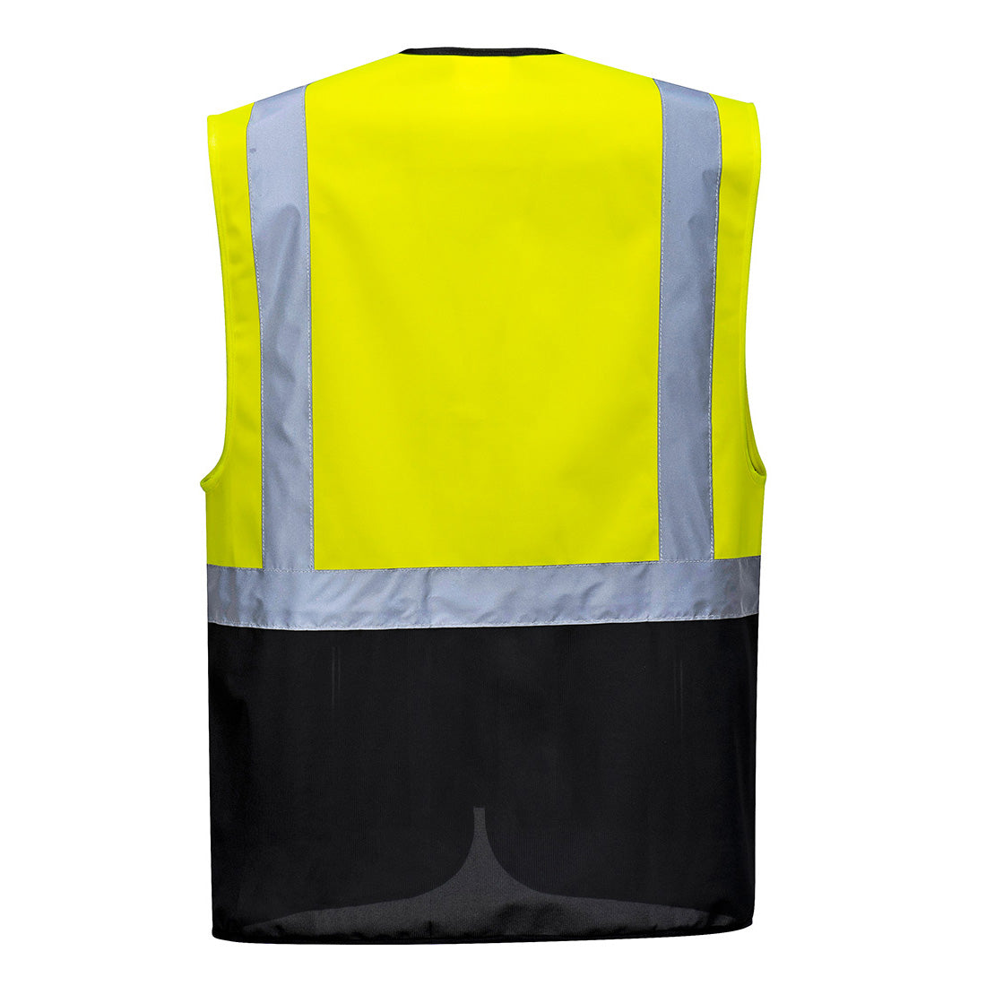 PORTWEST Warsaw Executive Vest Hi Vis Safety Waistcoat Zip ID Holder C476 - Hamtons Direct