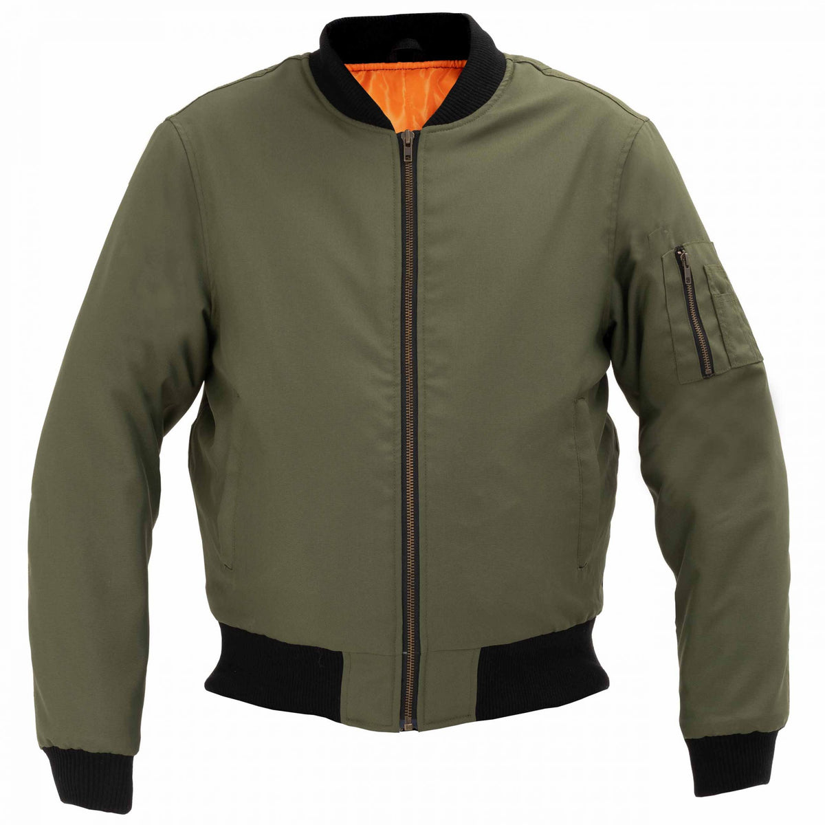 Mens Combat CE Para Aramid Waterproof Motorcycle Motorbike Scooter Bomber Jacket - Hamtons Direct