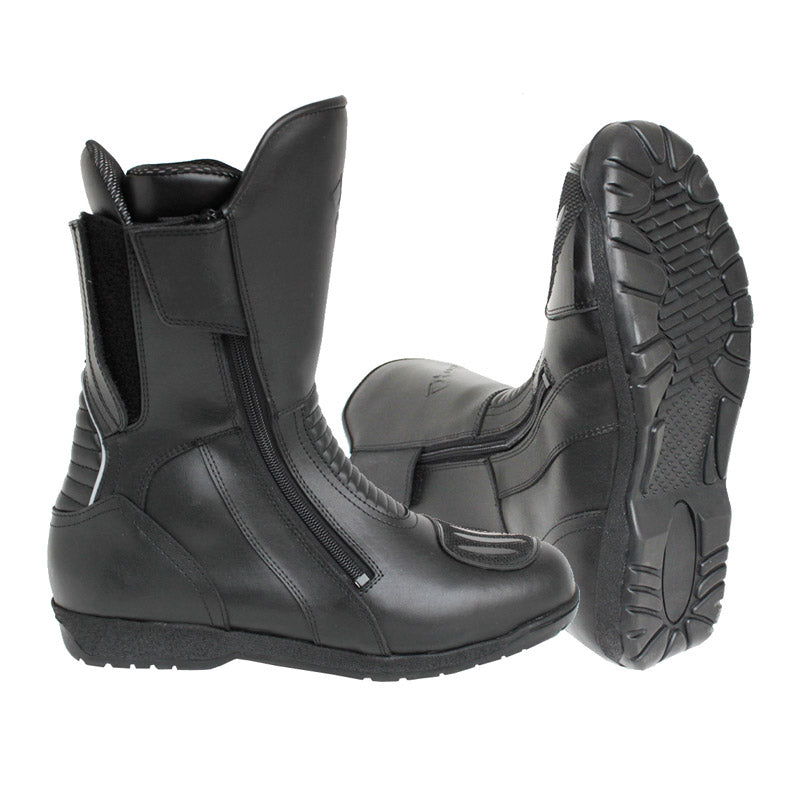 Diora Strada Zip Up Urban Touring Motorcycle Motorbike Waterproof Boots New - Hamtons Direct