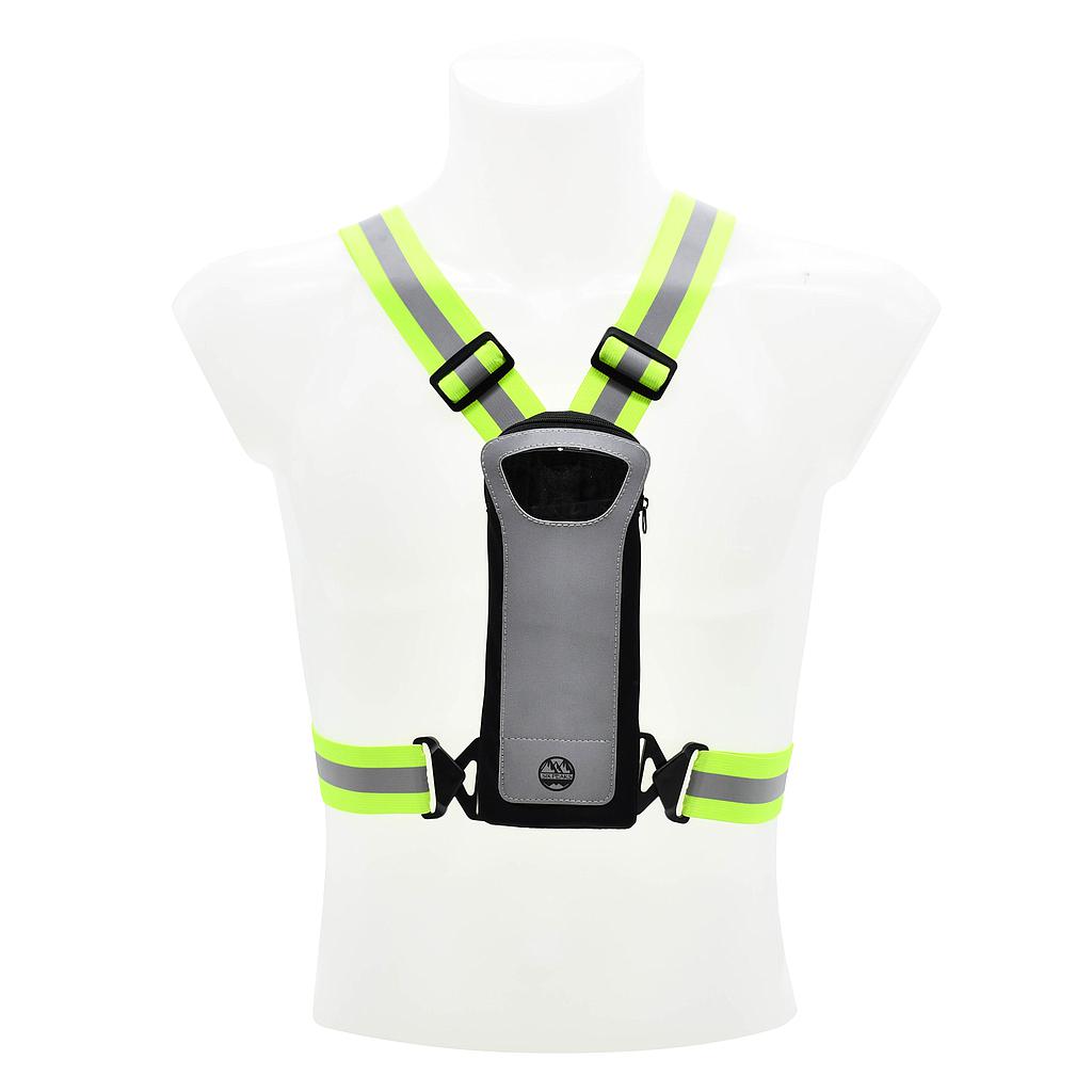 Six Peaks LED Reflective Adjustable Safety Vest with Phone Holder - Hamtons Direct