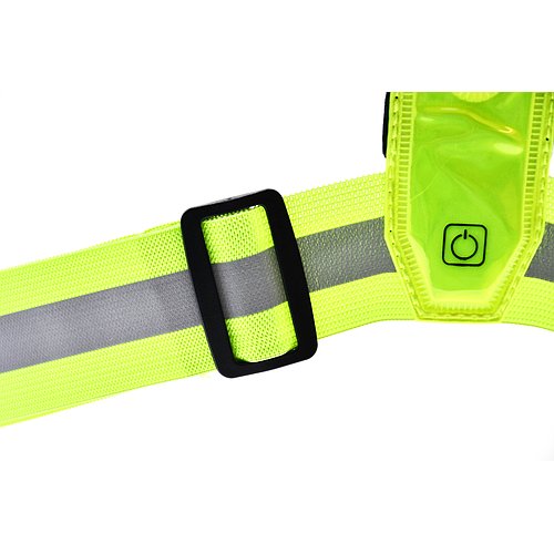 Six Peaks LED Reflective Adjustable Safety Vest with Phone Holder - Hamtons Direct