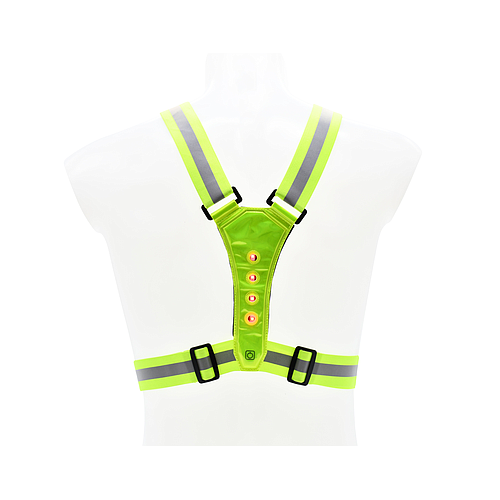 Six Peaks LED Reflective Adjustable Safety Vest with Phone Holder - Hamtons Direct