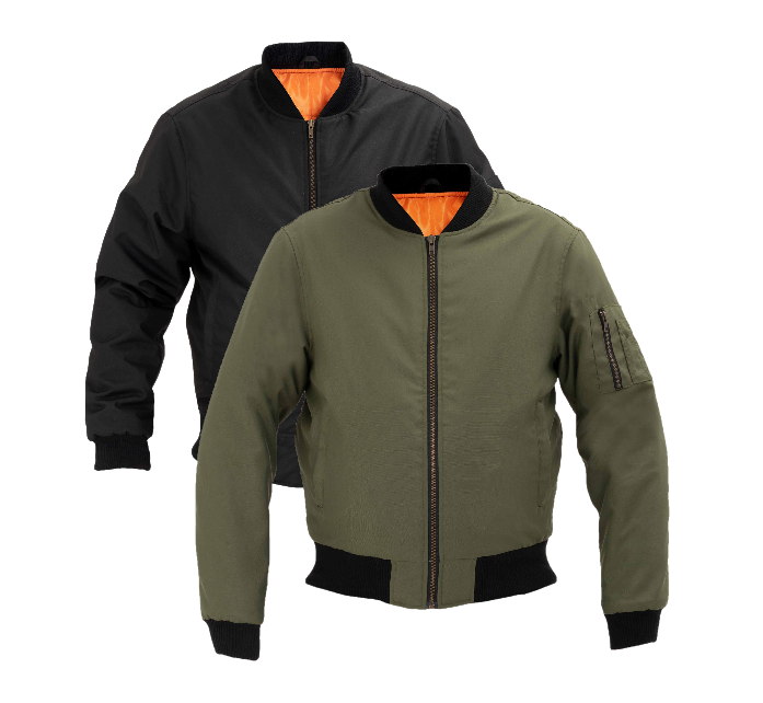 Mens Combat CE Para Aramid Waterproof Motorcycle Motorbike Scooter Bomber Jacket - Hamtons Direct