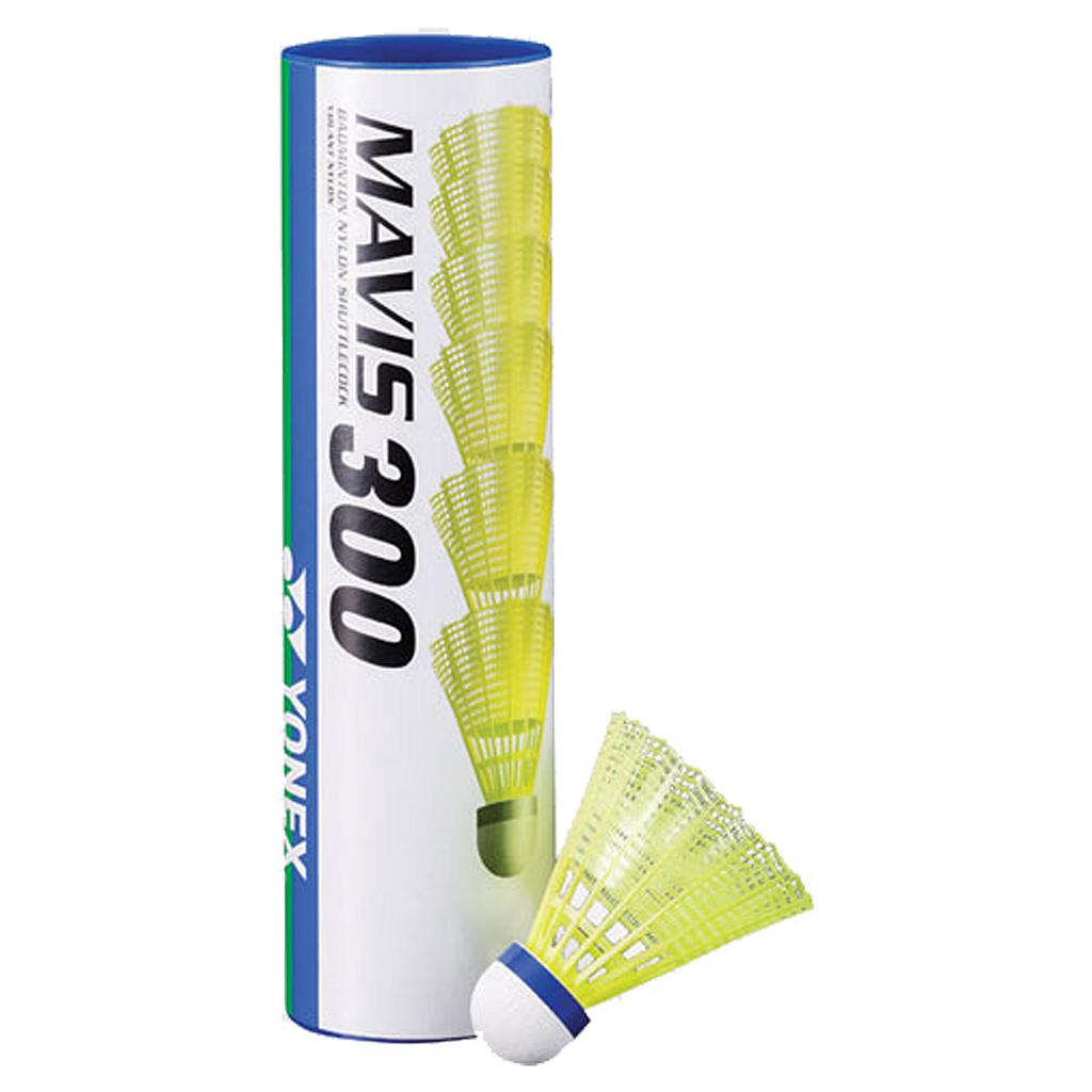 Yonex Mavis 300 Badminton Nylon Shuttlecock - 1 tube of 6 - Hamtons Direct