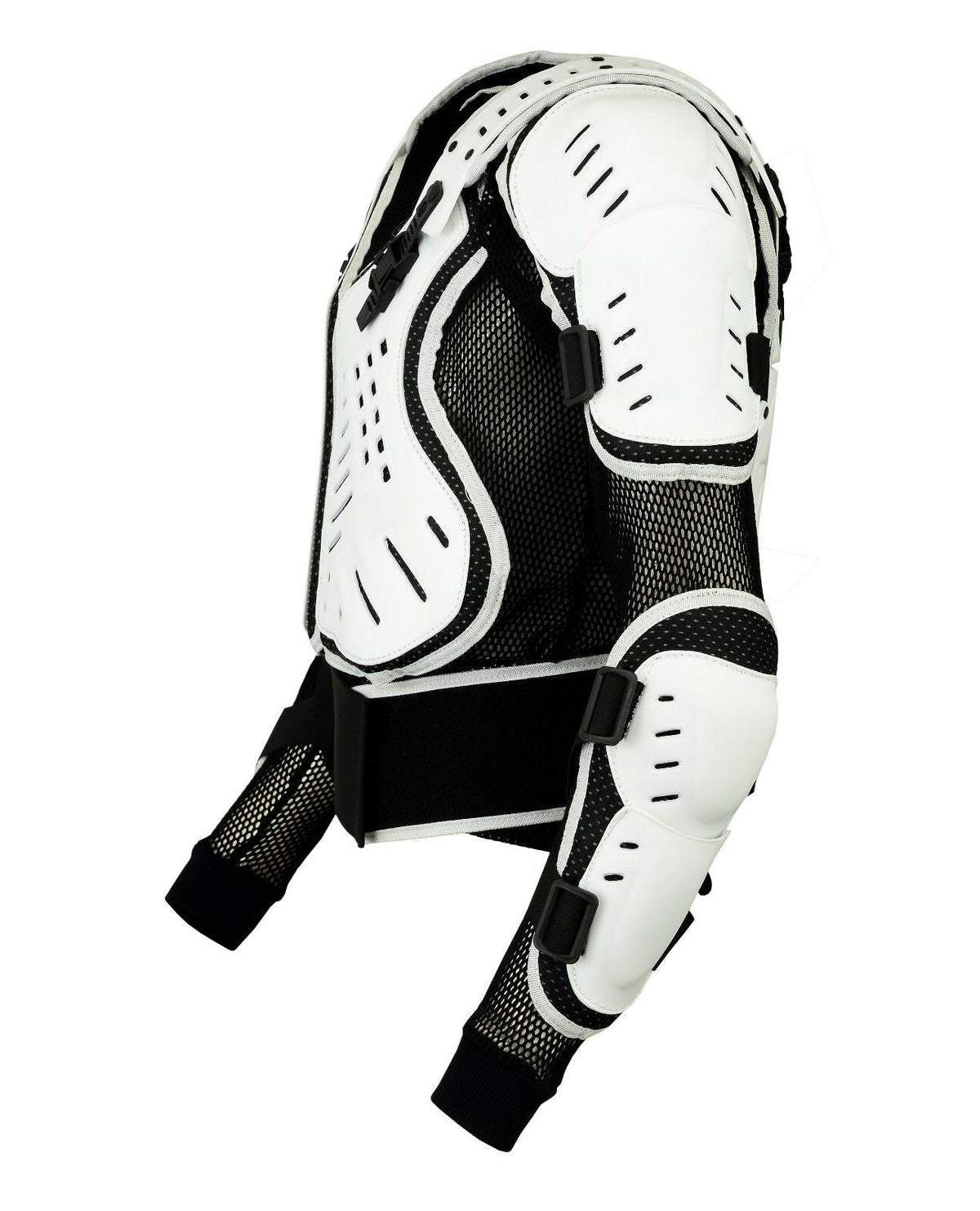 Adult White Motocross Body Armour Bikequad Protective Enduro Bionic Quad Jacket - Hamtons Direct