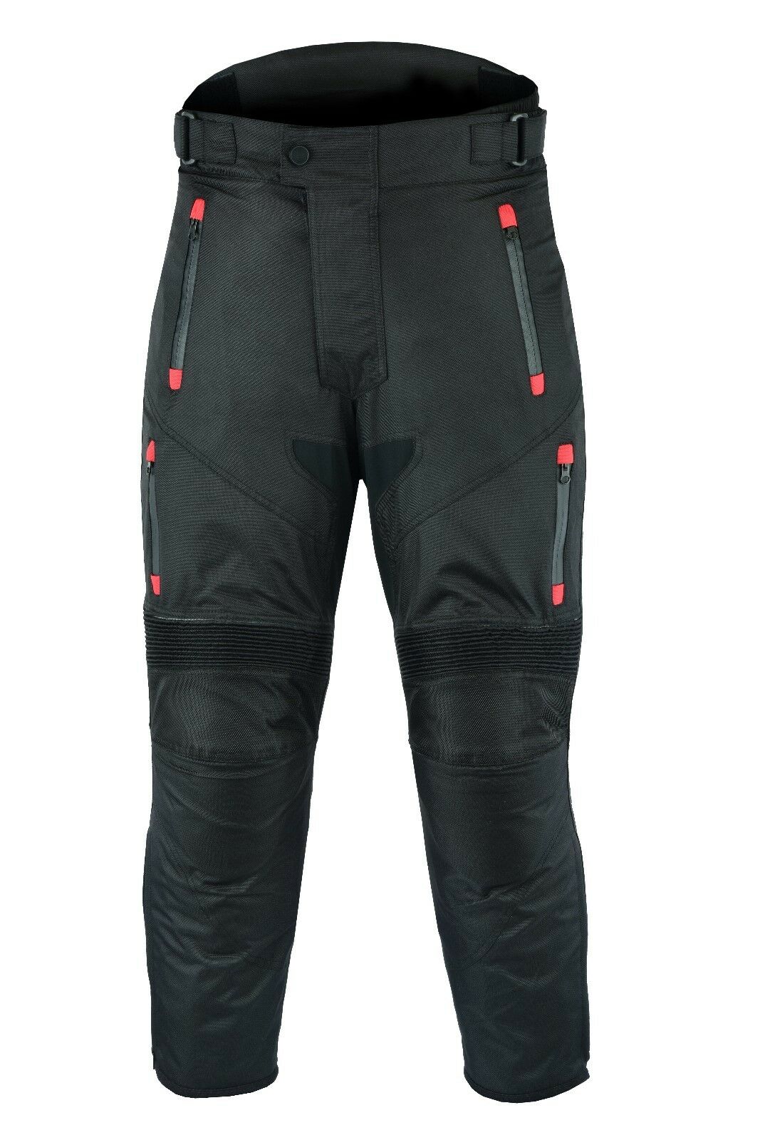 Black Cargo Motorcycle Trousers - Dragon Rider