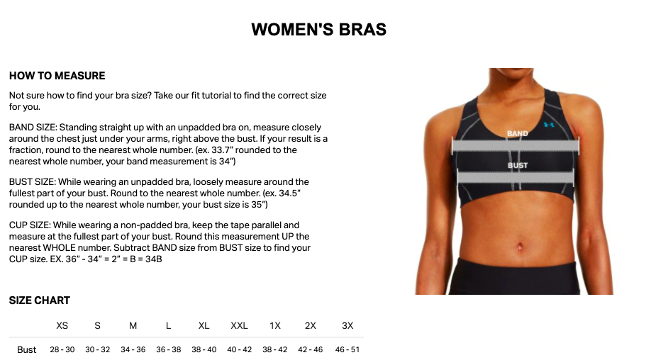 Under Armour Mid Crossback Womens Sports Bra Black Compression Removab –  Hamtons Direct