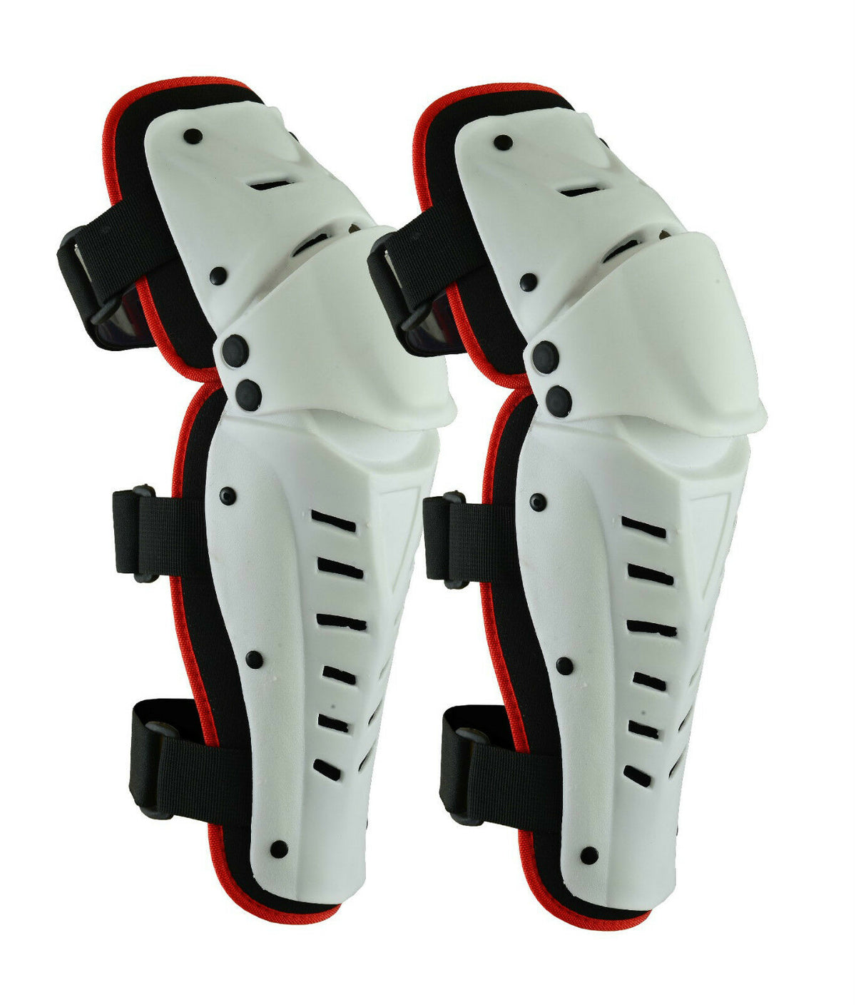 MX Motorcycle Motocross Hinged Knee Shin Pads Guard Protective Gear Body Armour - Hamtons Direct