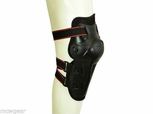 MX Motorcycle Motocross Hinged Knee Shin Pads Guard Protective Gear Body Armour - Hamtons Direct